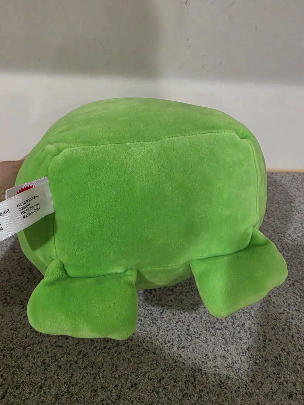 Kids Plush Creeper Costume Pillow - Green Superhero Style